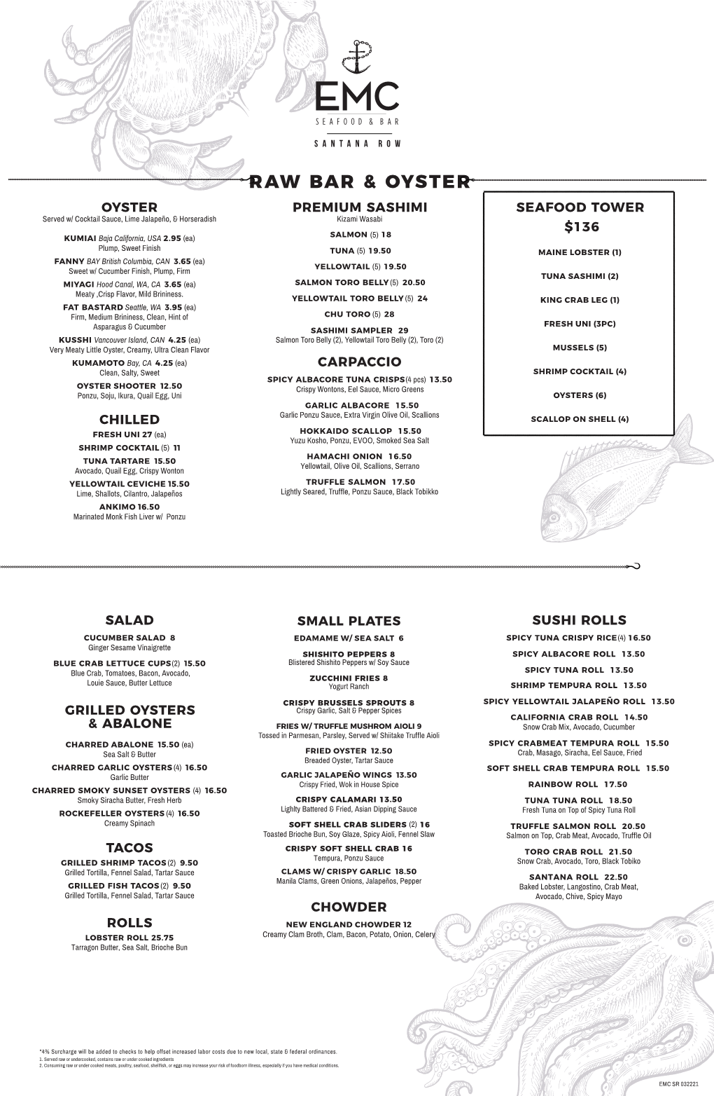 EMC Santana Row Menu-11X17- 032221