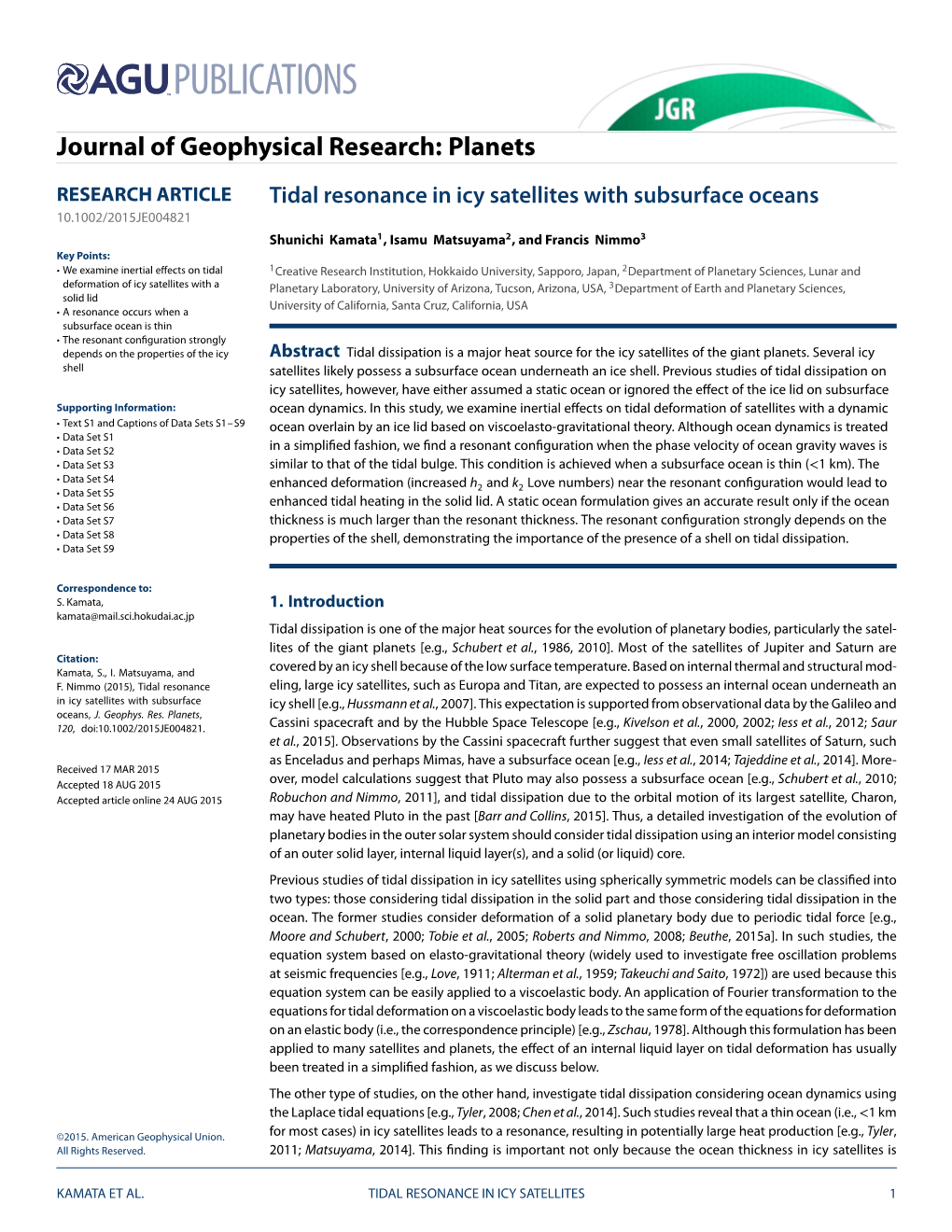 Tidal Resonance in Icy Satellites with Subsurface Oceans