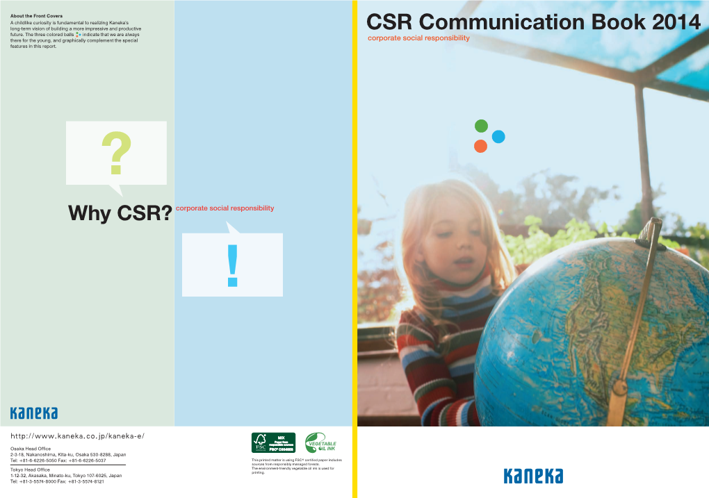 CSR Communication Book 2014 Future