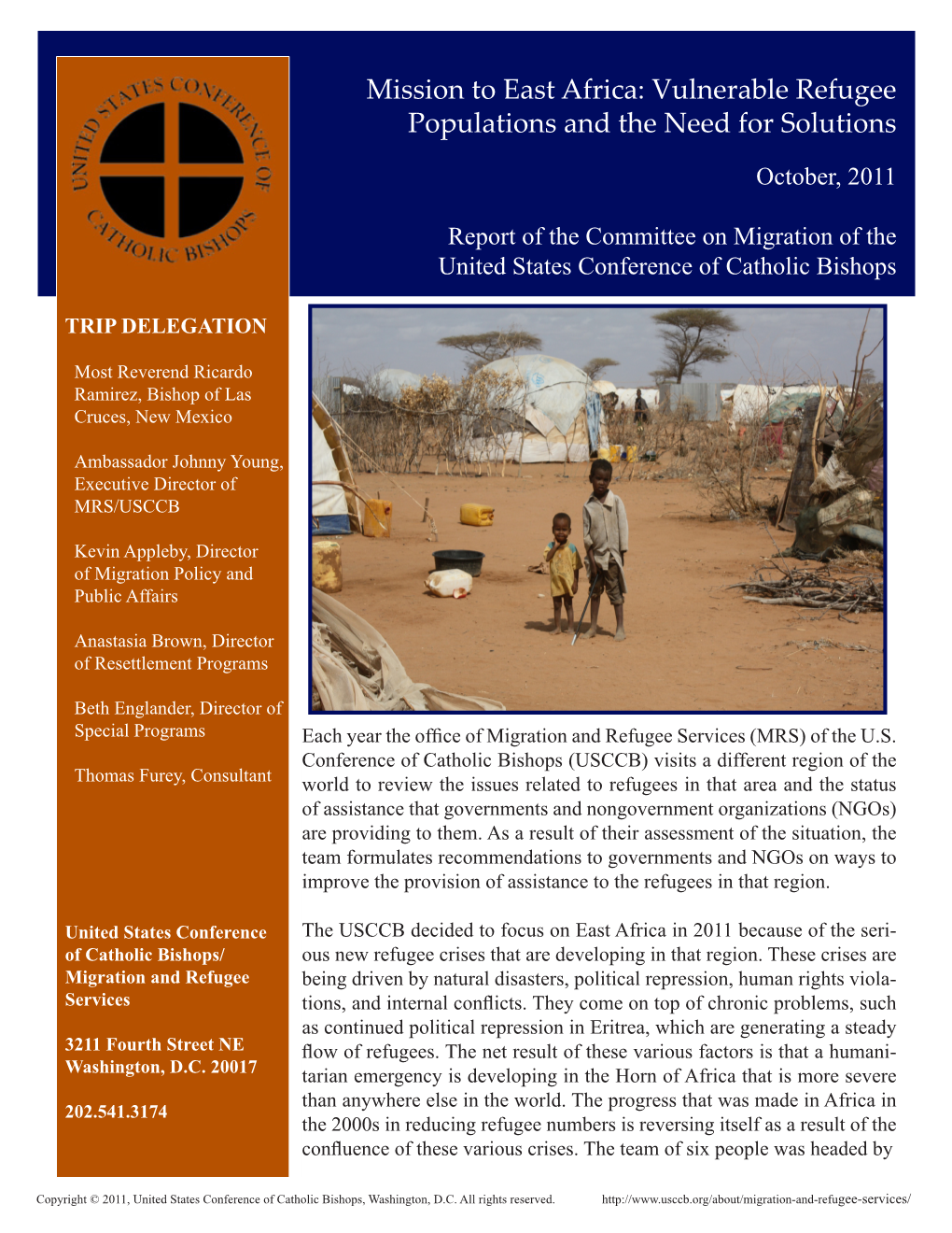 Mission to East Africa: Vulnerable Refugee Populations and the Need for Solutions