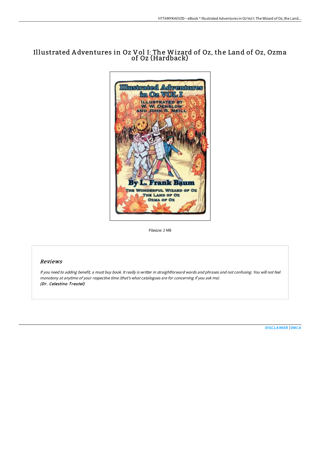 Download Book ^ Illustrated Adventures in Oz Vol I: the Wizard Of