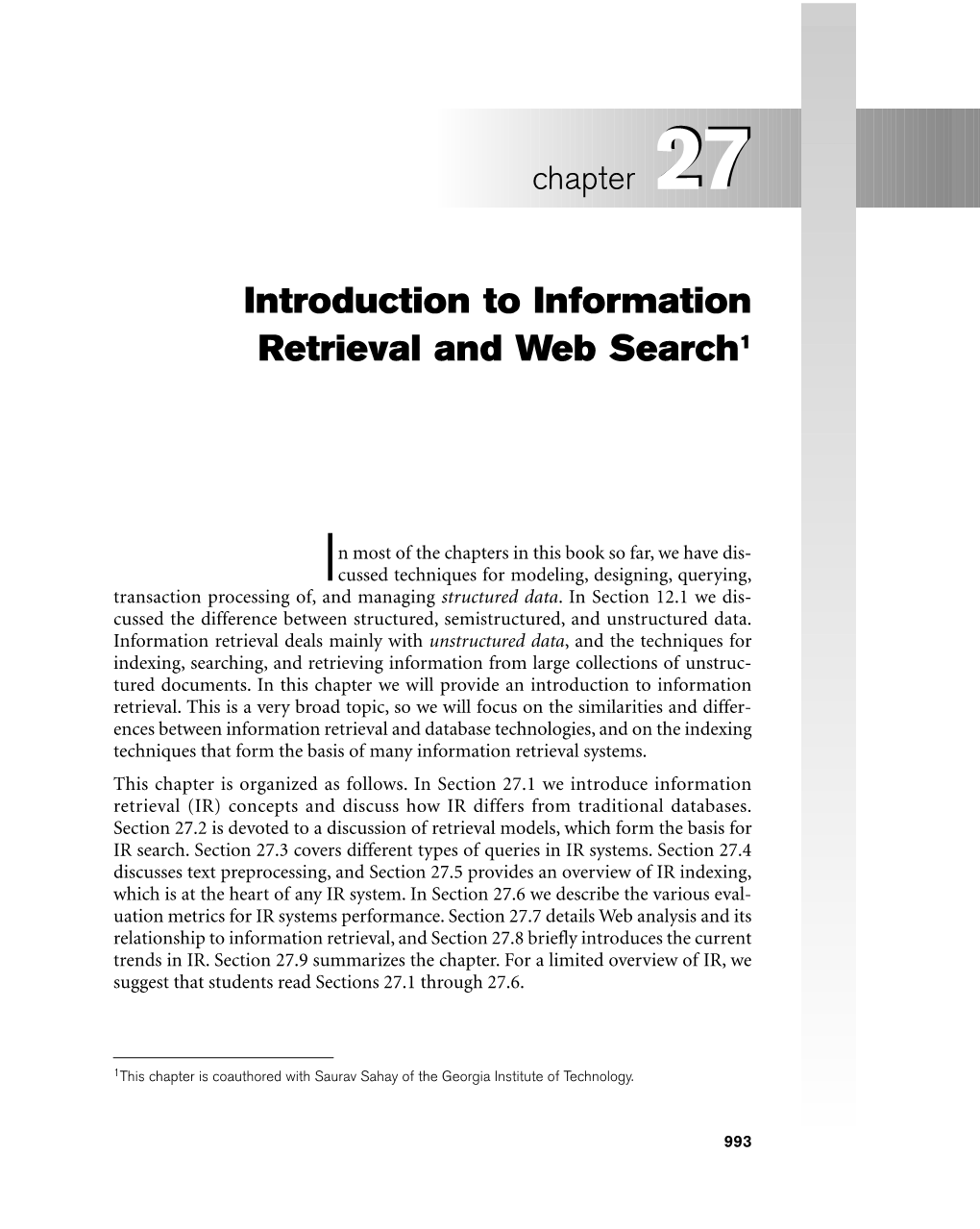 Introduction to Information Retrieval and Web Search1