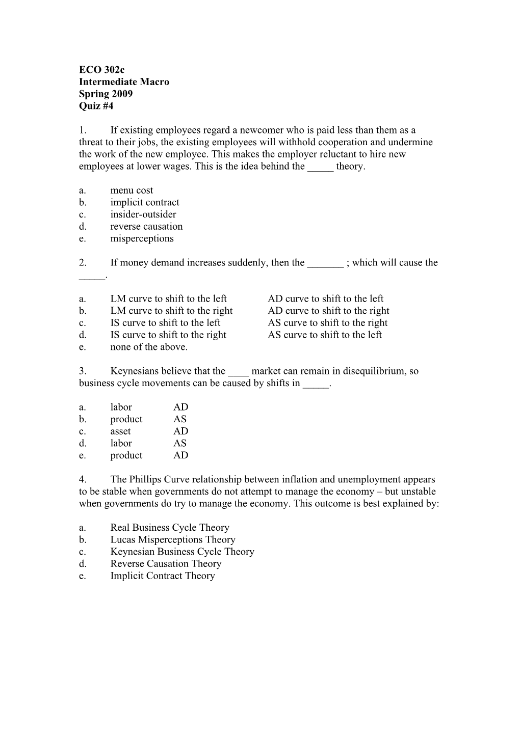 Intermediate Macro