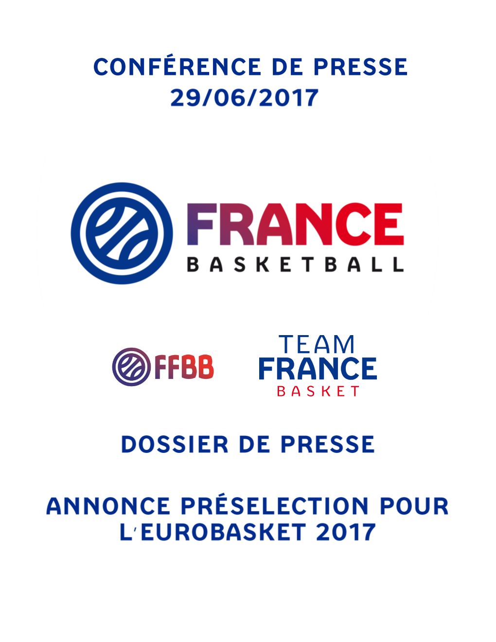 Liste 18 Joueurs Pour La Préparation De L'eurobasket 2017