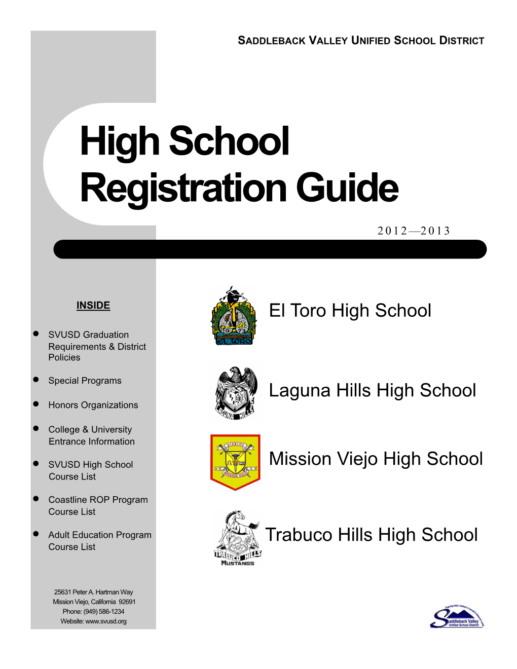 High School Registration Guide