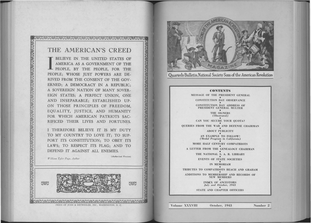 The American's Creed