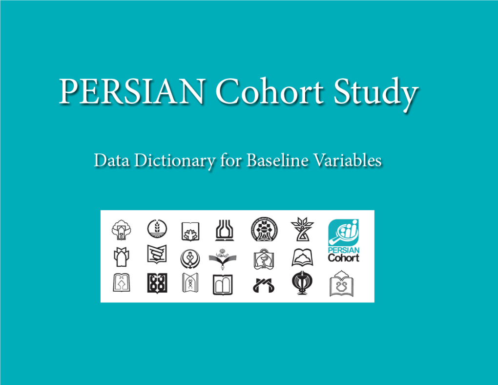 PERSIAN Cohort Data Diction