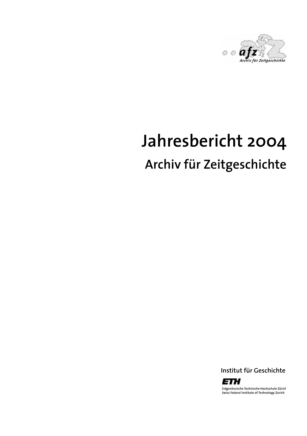 Afz Jahresbericht 2004