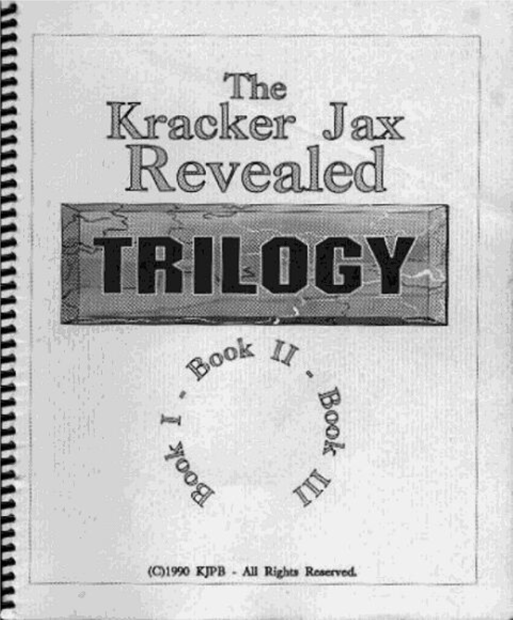 The Kracker Jax Revealed Trilogy