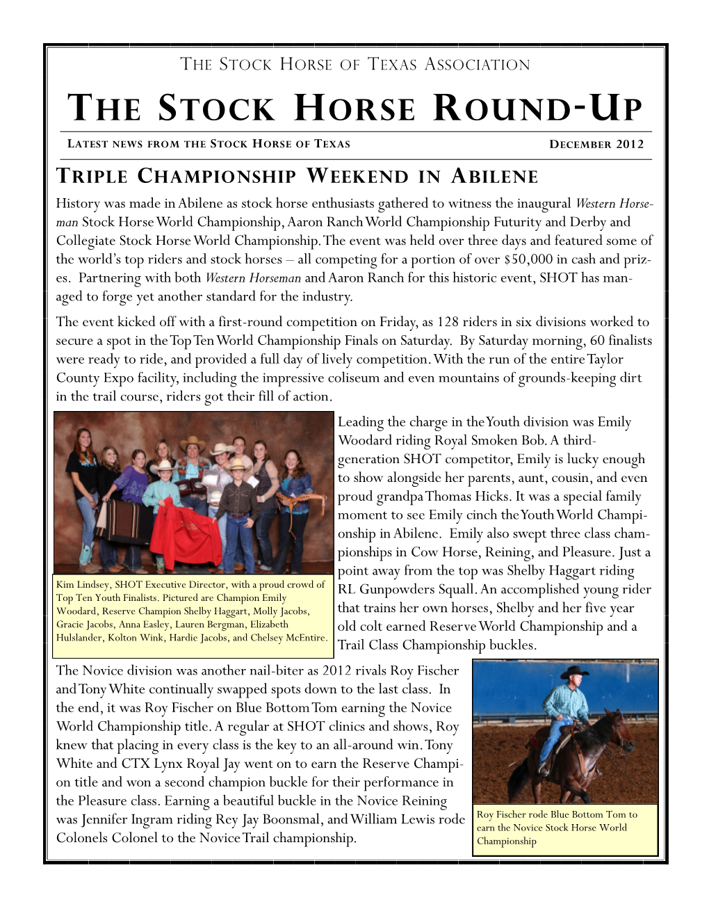 The Stock Horse Round-Up