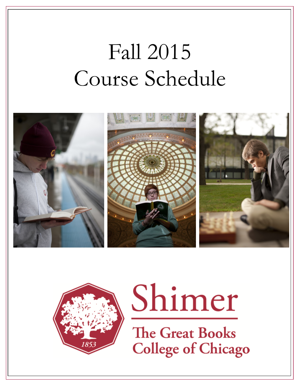 Fall 2015 Course Schedule