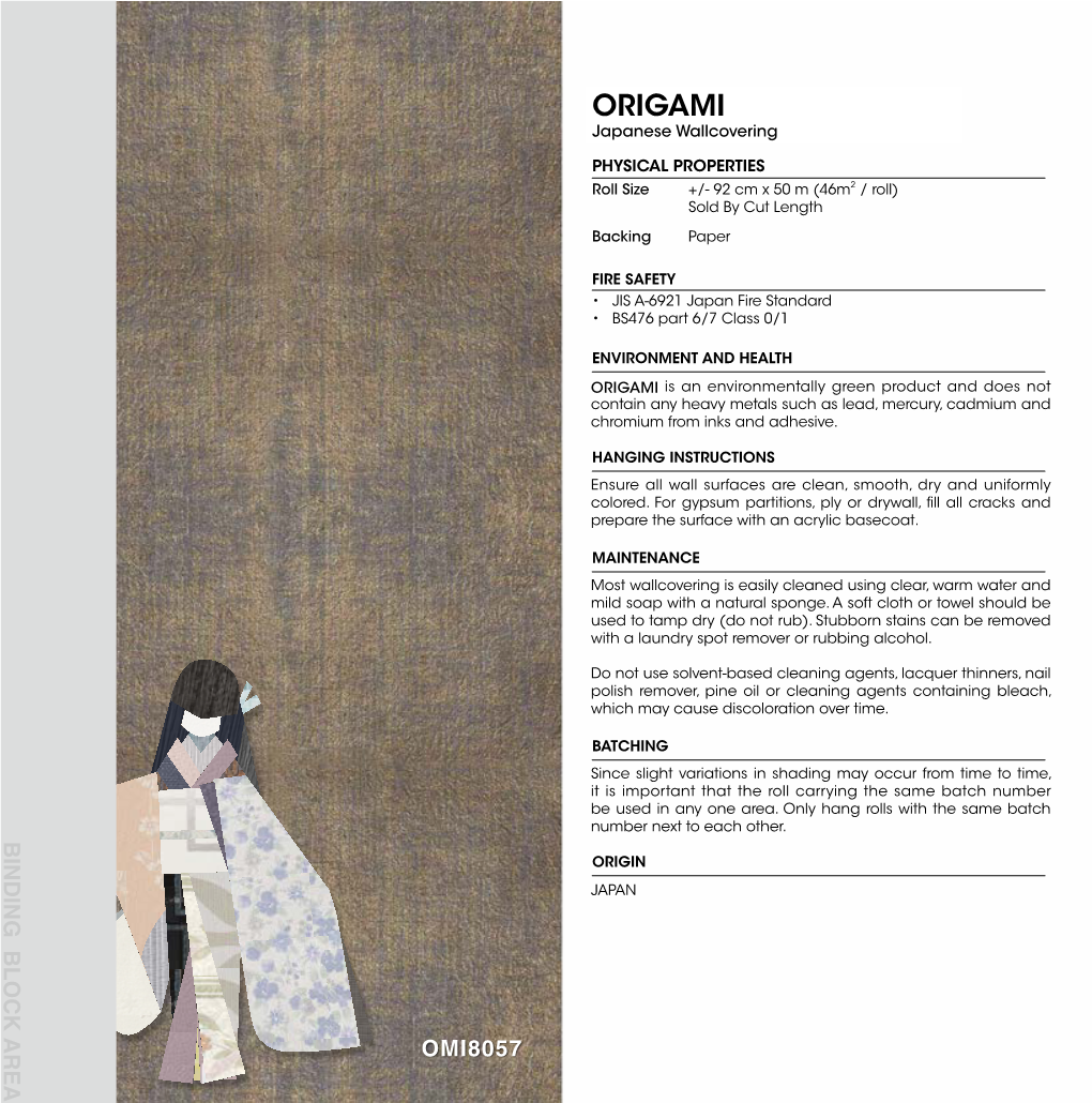 ORIGAMI Japanese Wallcovering