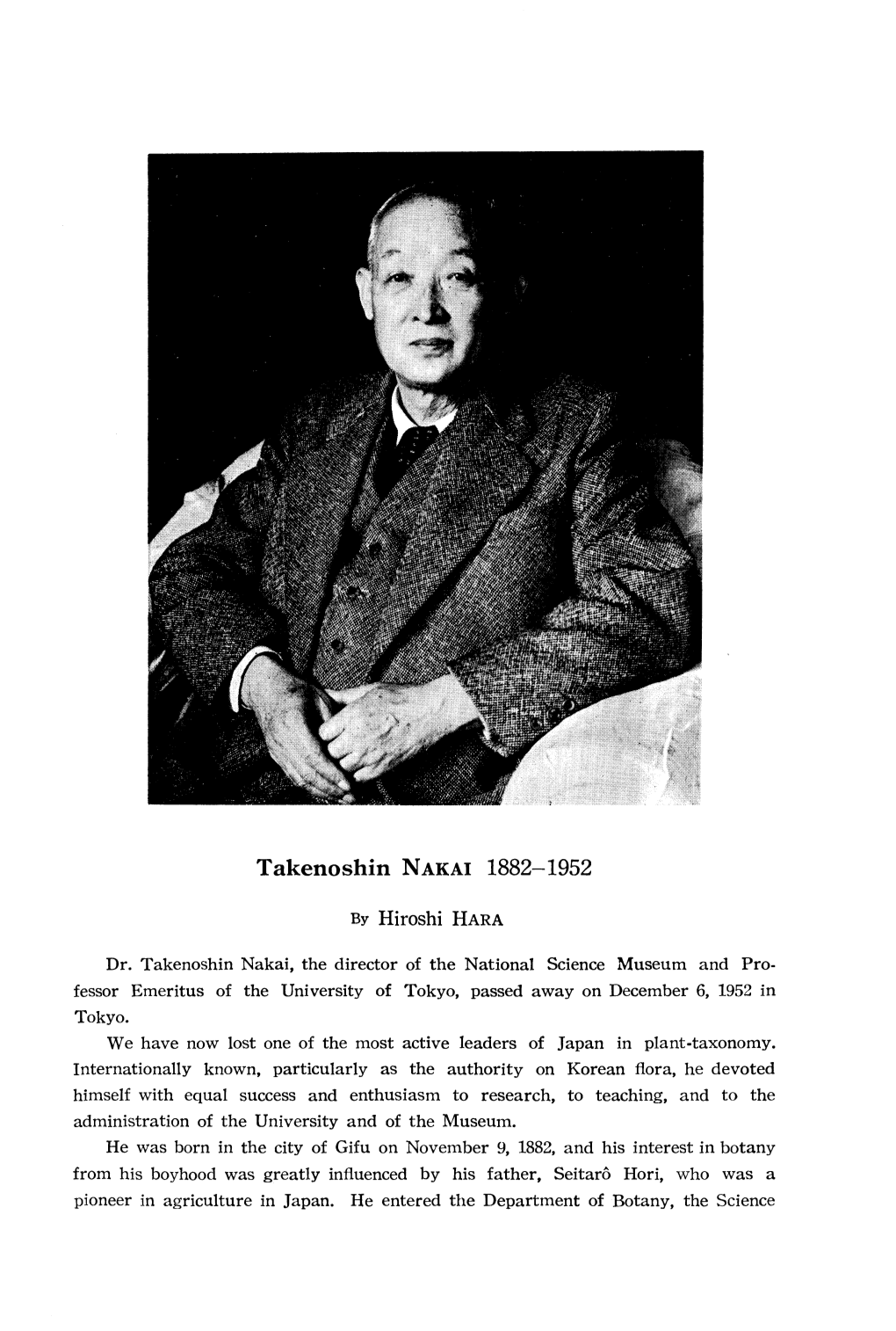 Takenoshin NAKAI 1882-1952 by Hiroshi HARA