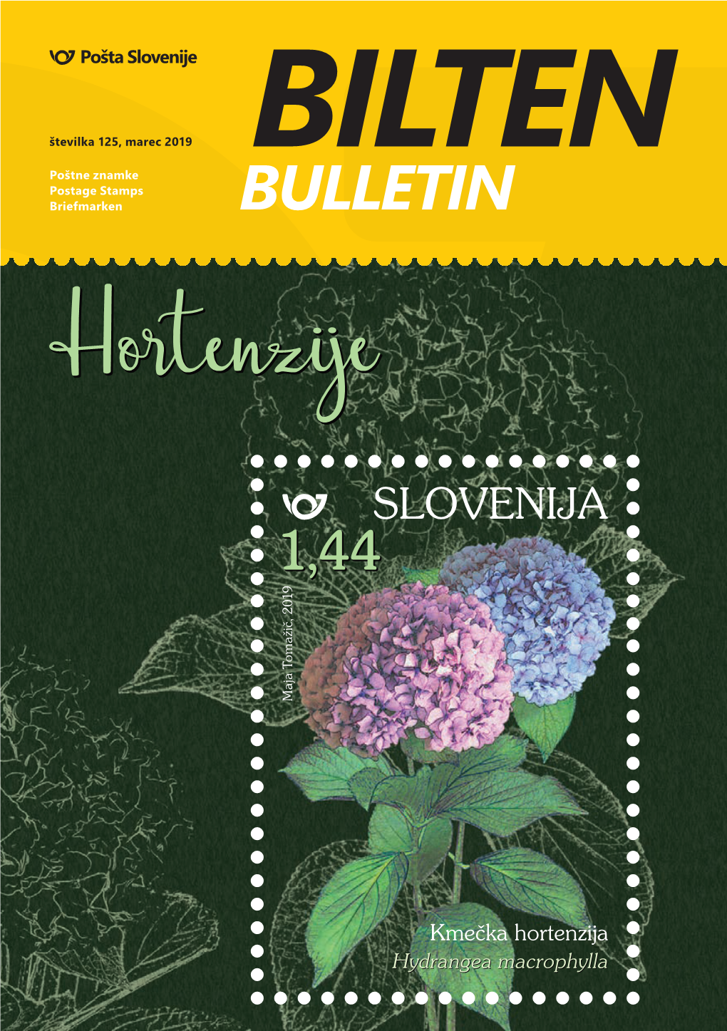 Številka 125, Marec 2019 Poštne Znamke Postage Stamps Briefmarken