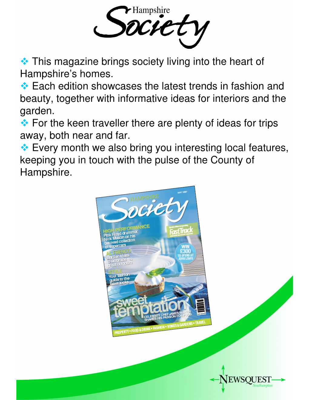 This Magazine Brings Society Living Into the Heart of Hampshire's Homes