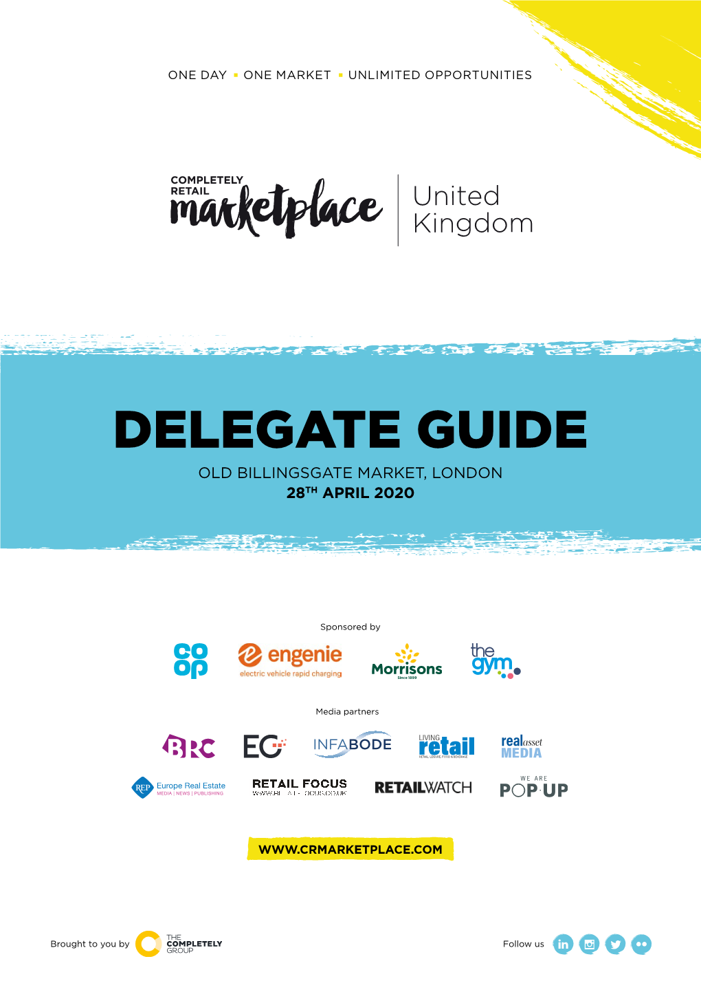 Delegate Guide Old Billingsgate Market, London 28Th April 2020