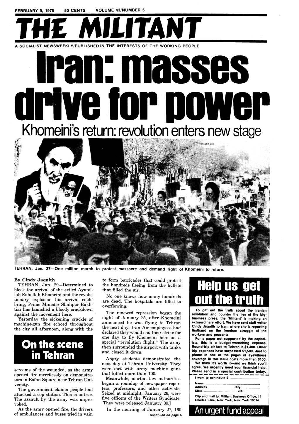 Khomeini's Return: Revolution Enters New Stage
