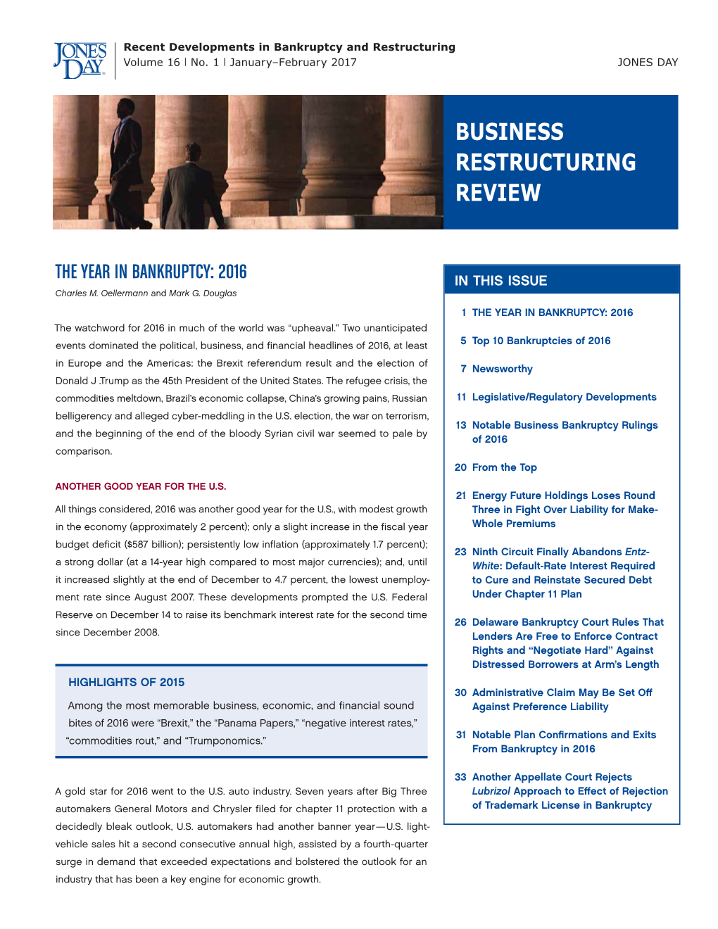 Business Restructuring Review