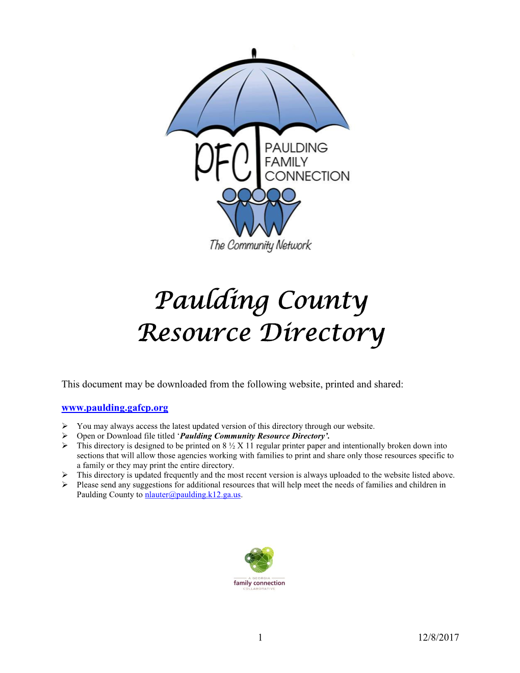 Paulding County Resource Directory