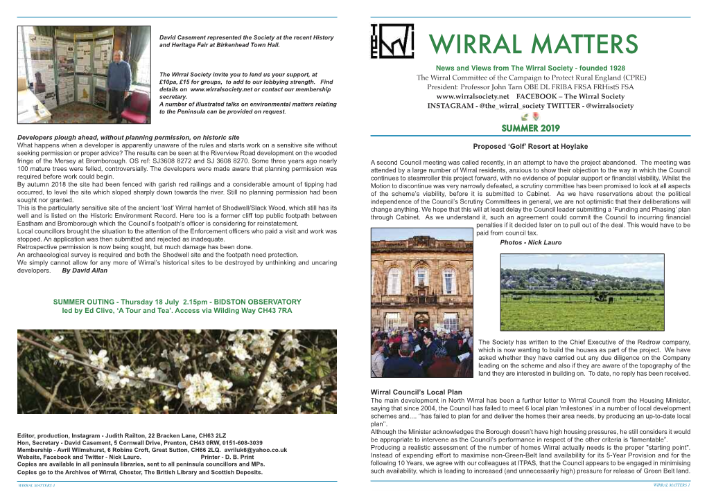 Wirral Matters Summer 2019