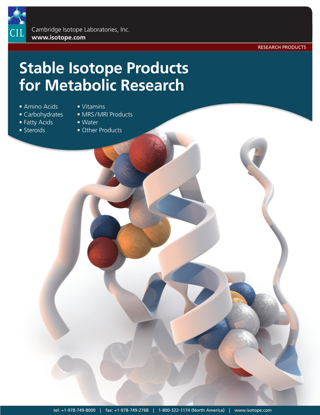 Stable Isotope Products for Metabolic Research