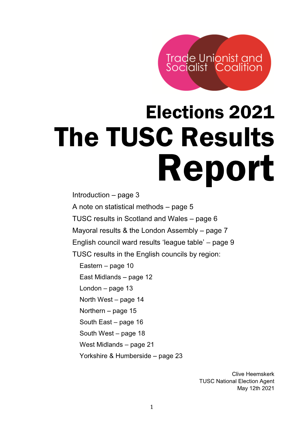 The TUSC Results