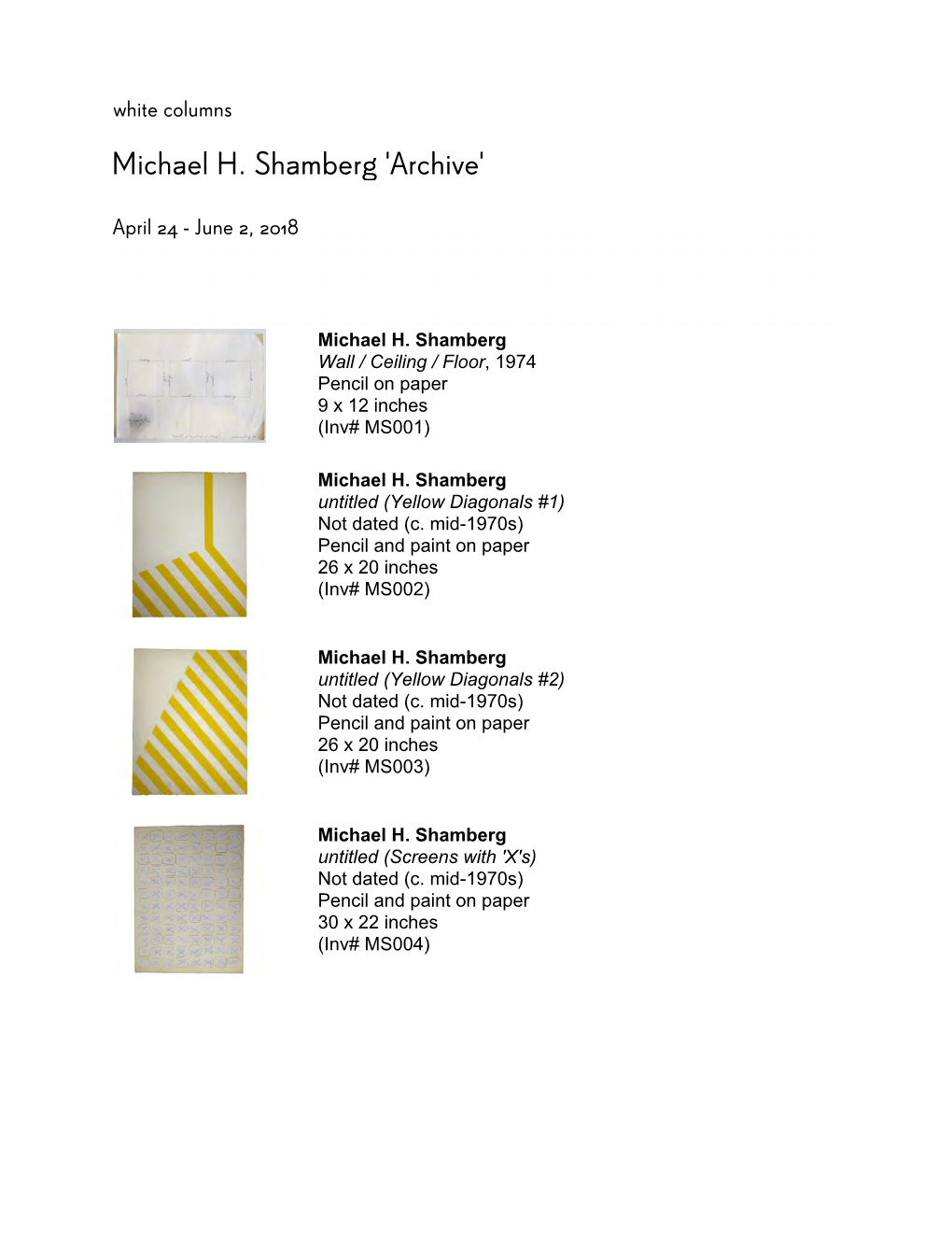 Michael H. Shamberg 'Archive'