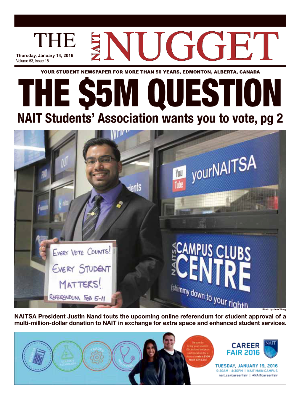 NAIT Students' Association Wants You to Vote, Pg 2