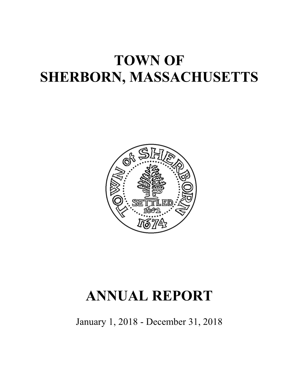 Town of Sherborn, Massachusetts Annual Report
