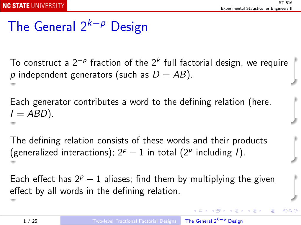 The General 2K−P Design