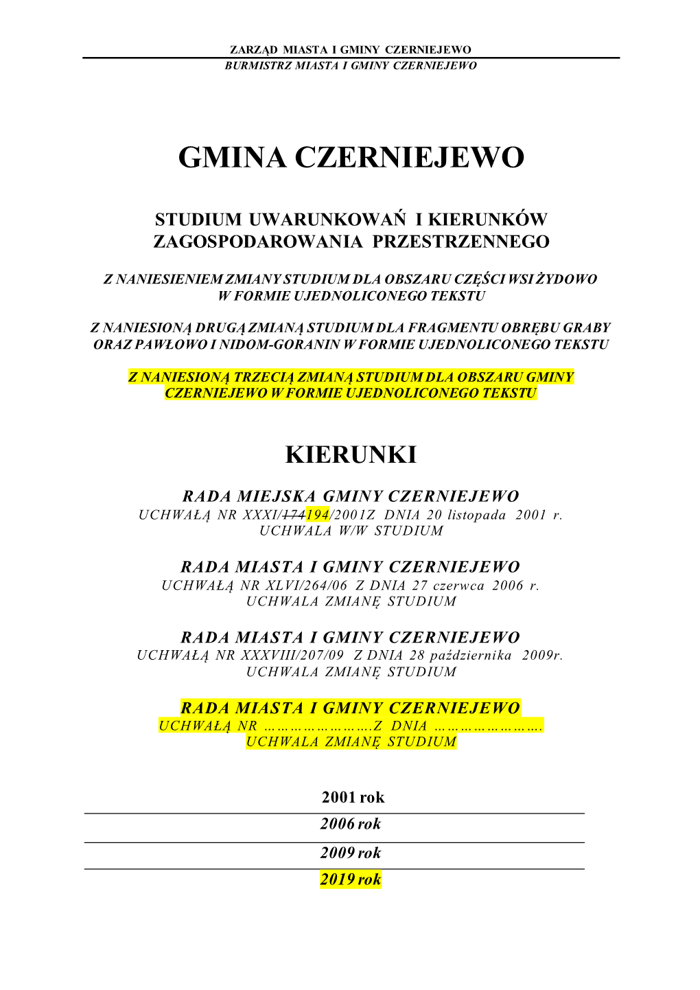 Miasto I Gmina Czerniejewo