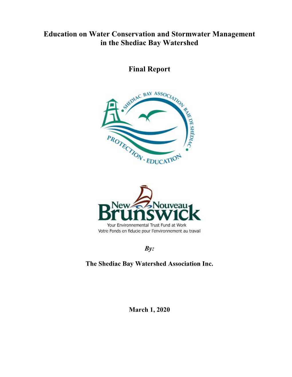 Education on Water Conservation and Stormwater Management in the Shediac Bay Watershed