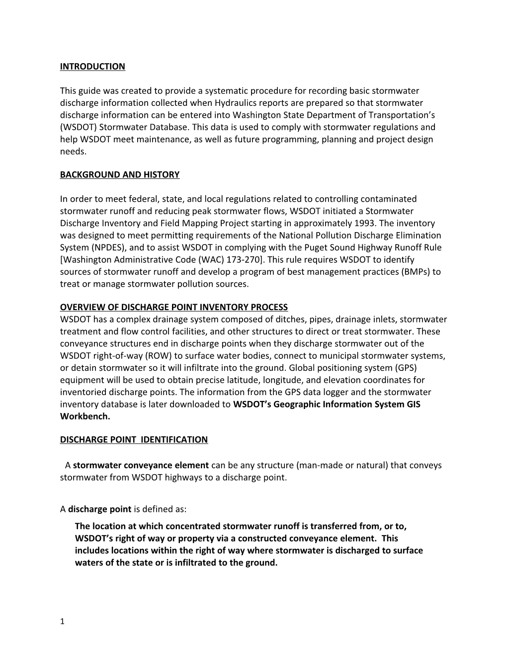 Discharge Inventory Instructions