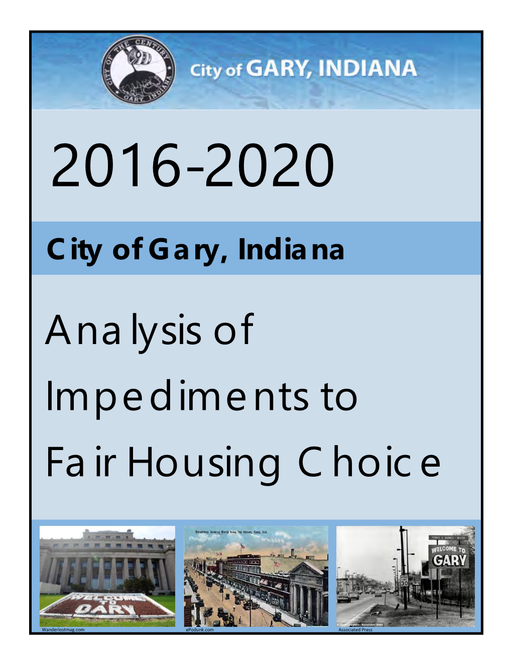 Analysis of Impediments to Fair Housing Choice