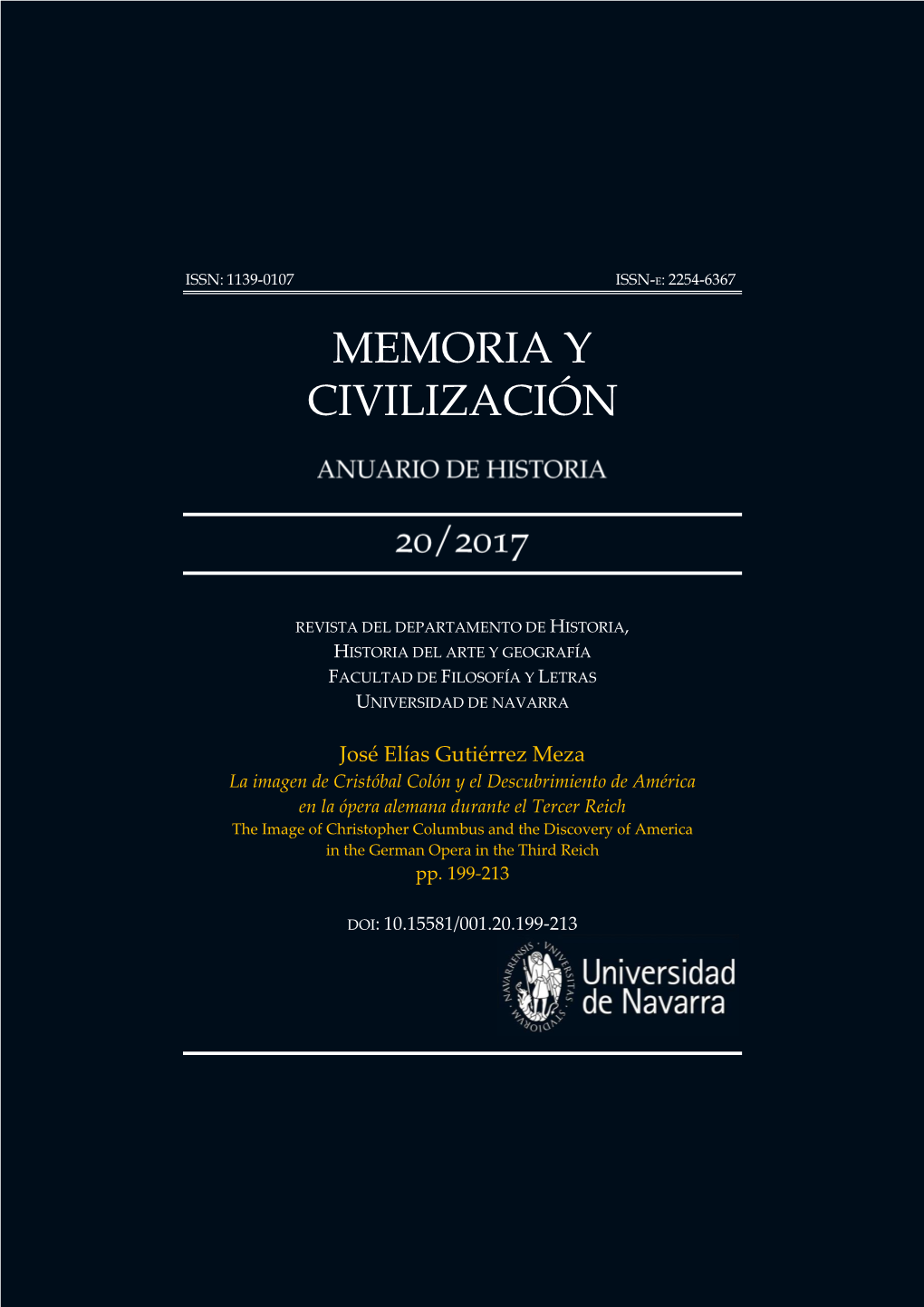 Memoria Y Civilización