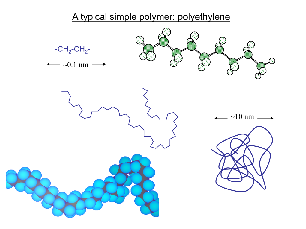 A Typical Simple Polymer: Polyethylene