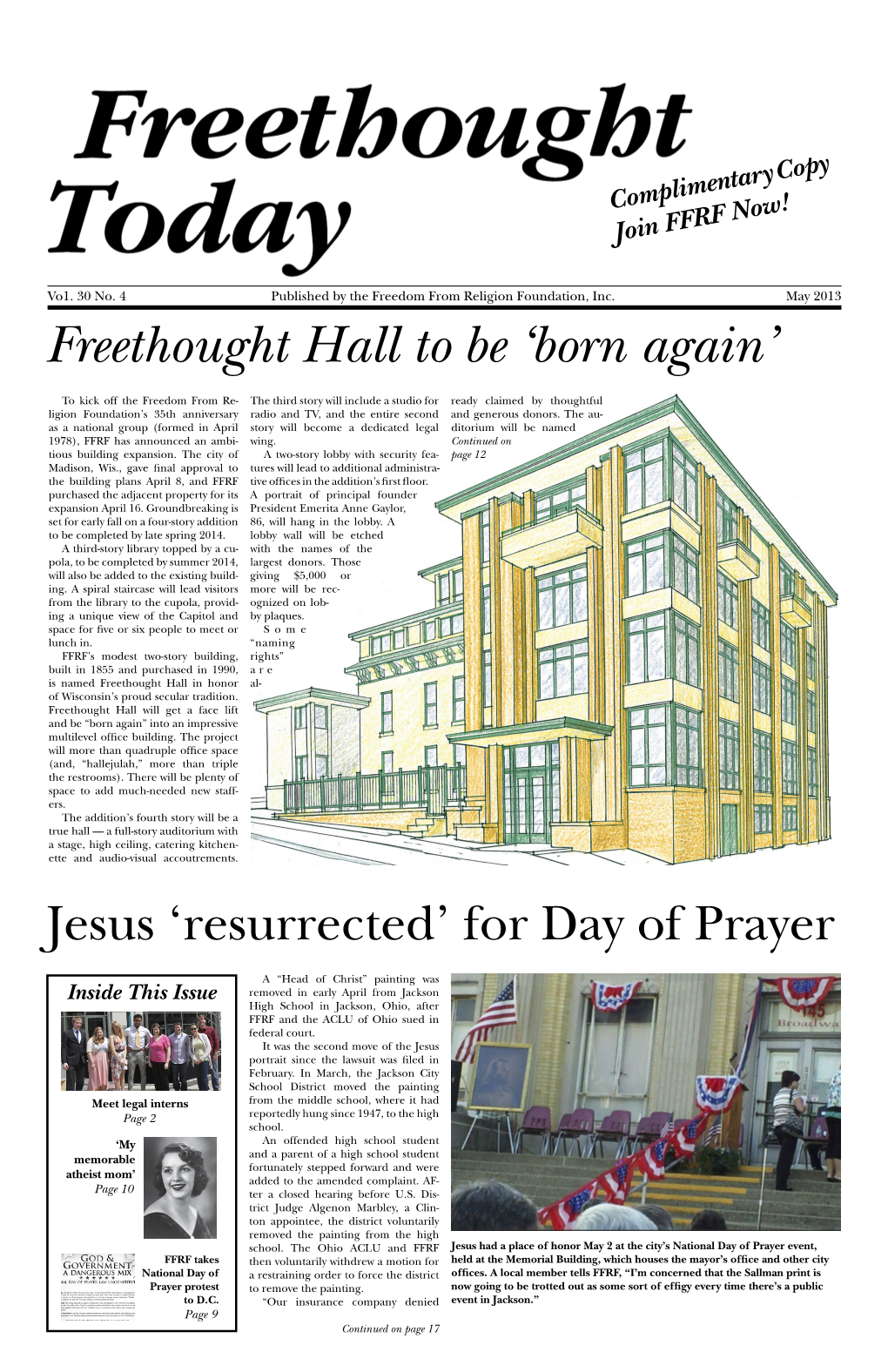 Freethought Hall to Be 'Born Again'