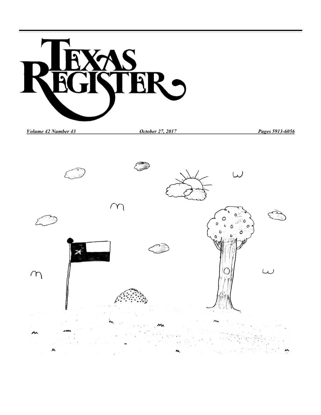 Texas Register V.42 No. 43
