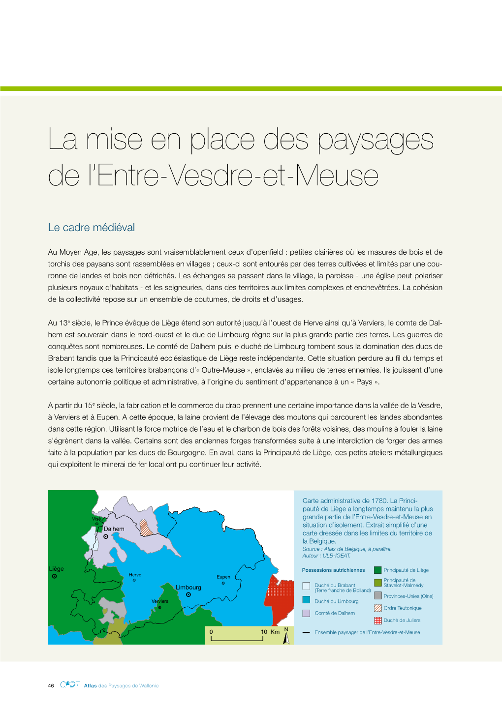 La Mise En Place Des Paysages De L'entre-Vesdre-Et-Meuse