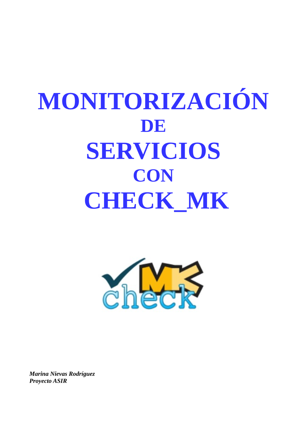 Monitorización Servicios Check Mk