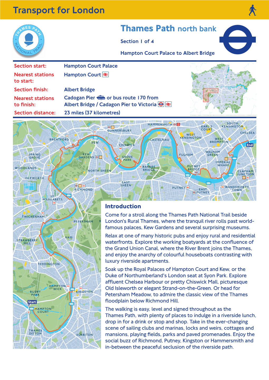 Thames Path North Bank