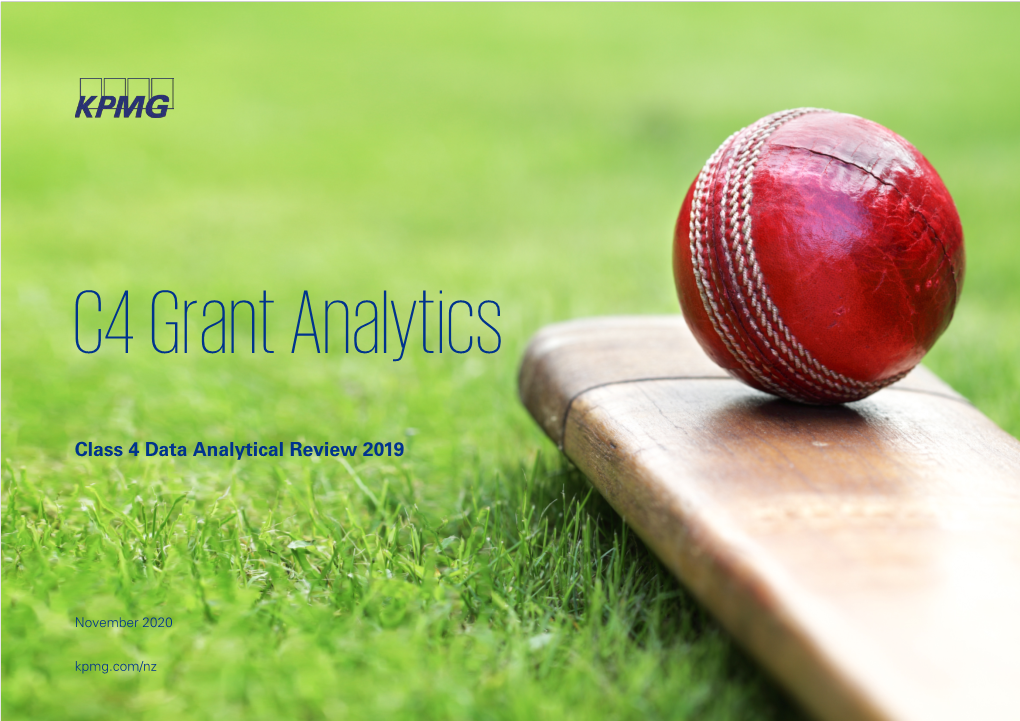 Class 4 Data Analytical Review 2019