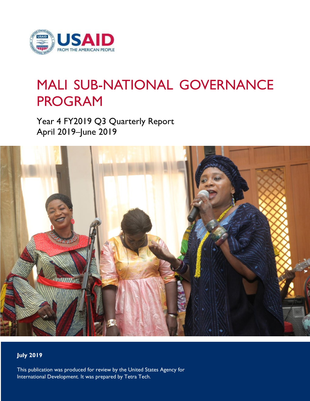 Mali Sub-National Governance Program