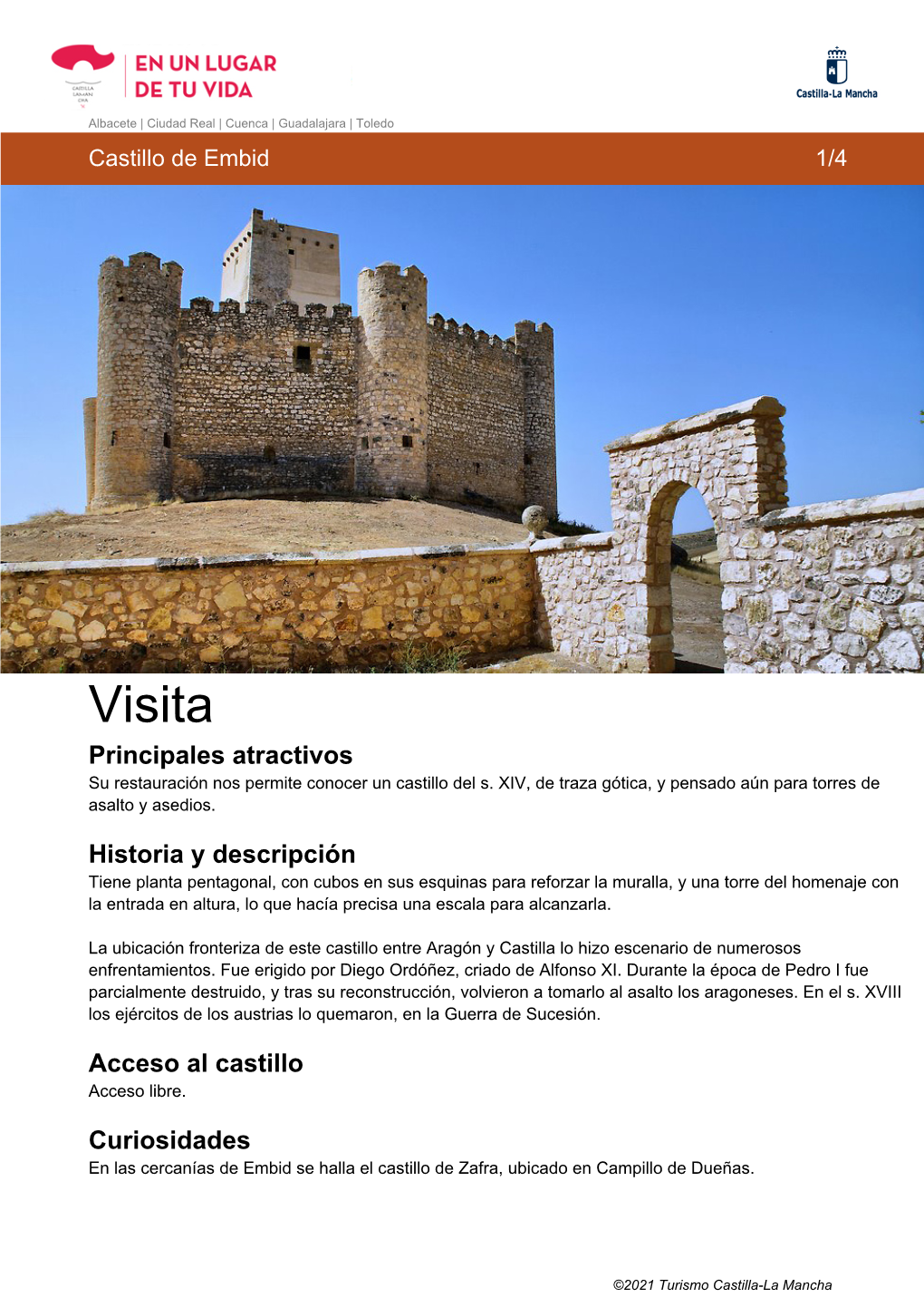 Descargar Guía De Viaje Castillo De Embid