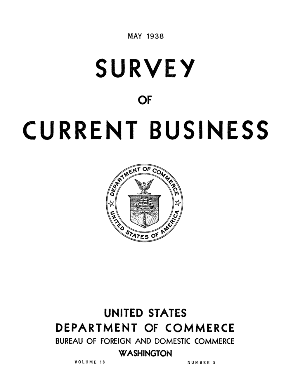 May 1938 Survey