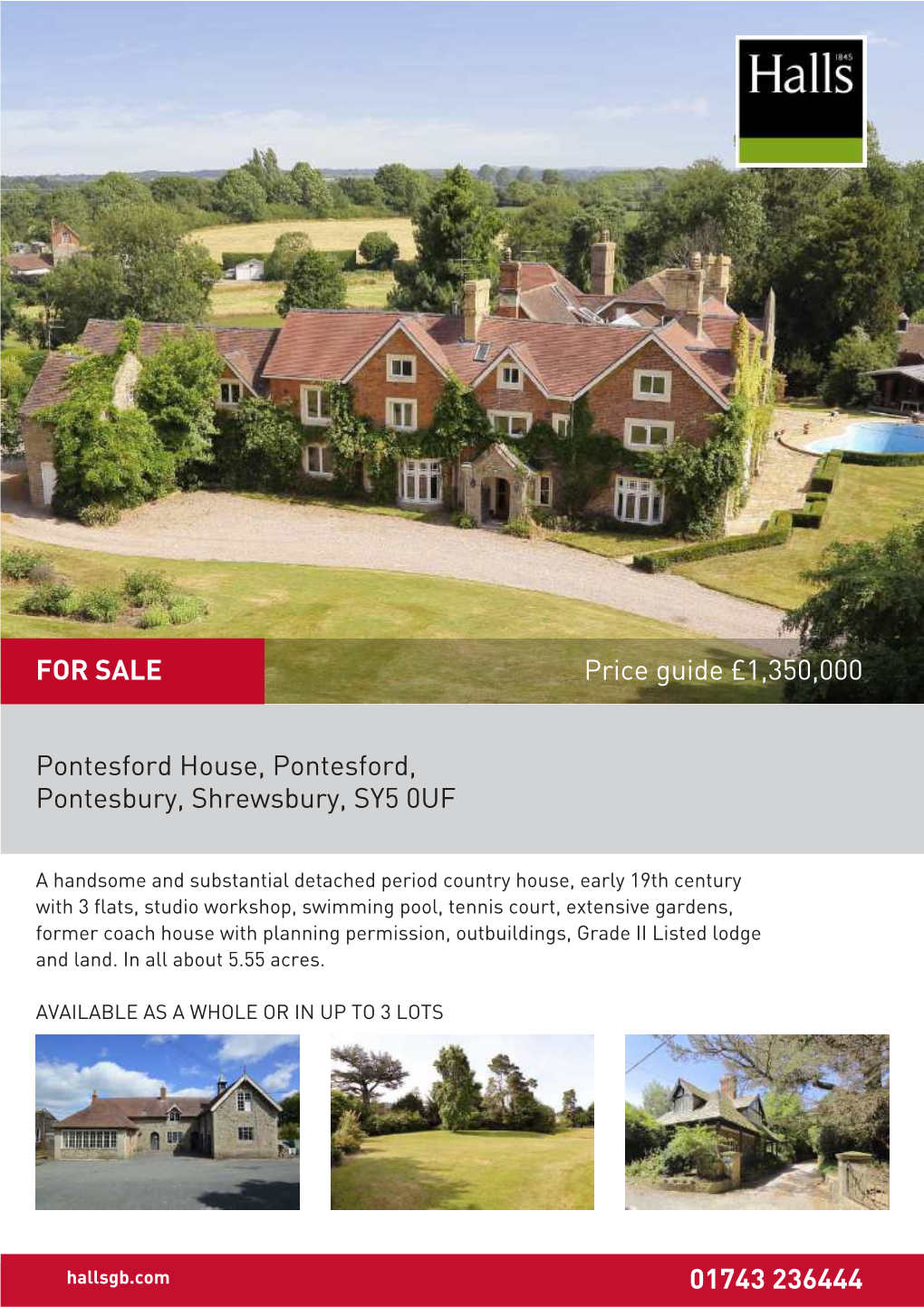 Pontesford House, Pontesford, Pontesbury, Shrewsbury, SY5 0UF