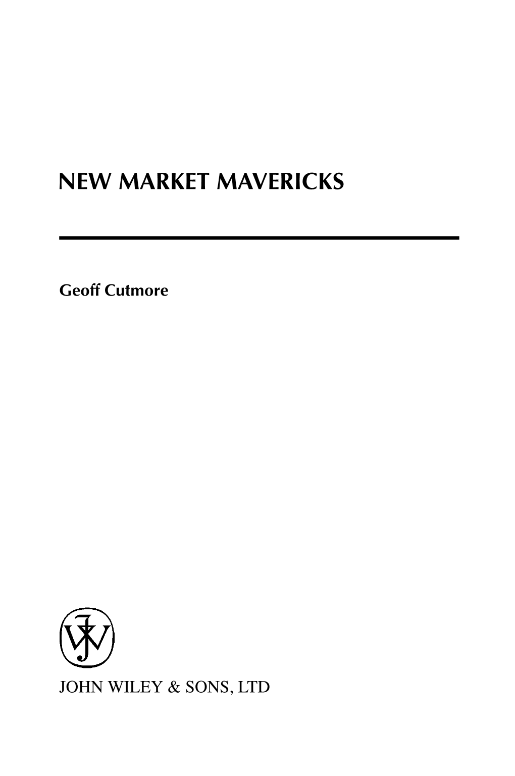 1 Hugh Hendry: the Antithesis of the Past 3 2 Michael Browne: European Value Stocks 25 3 David Murrin: Trading the Roadmap 47 4 Philip Manduca: the Coming Crisis 67