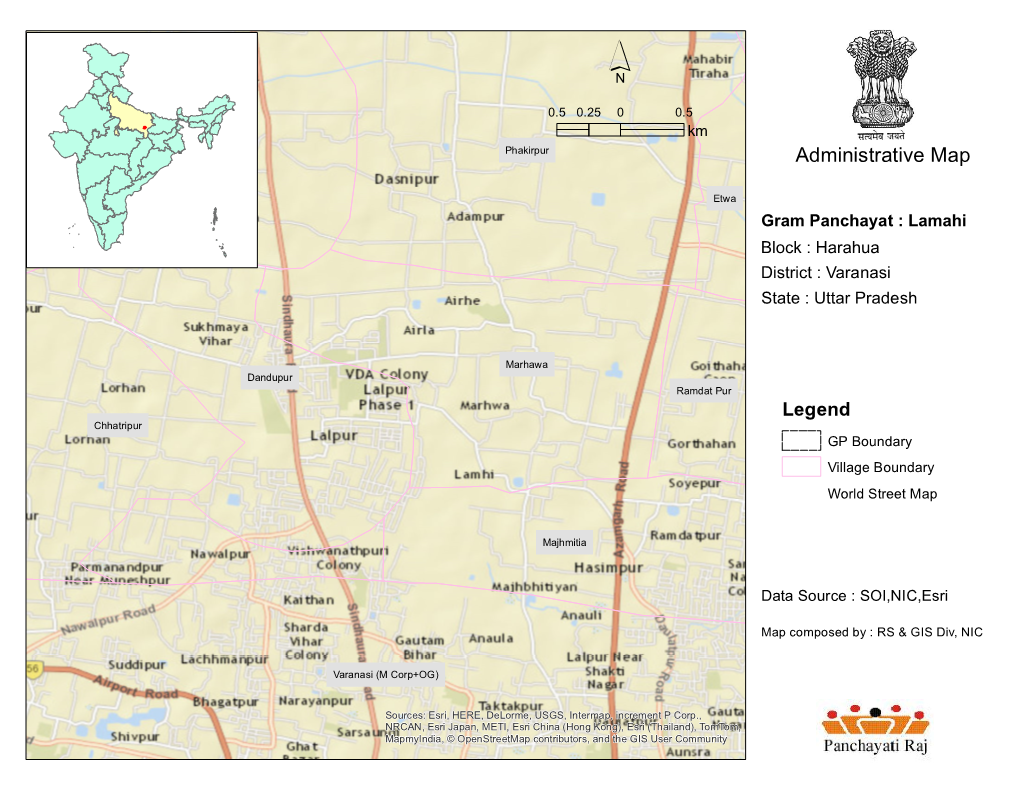 Administrative Map Kanudih