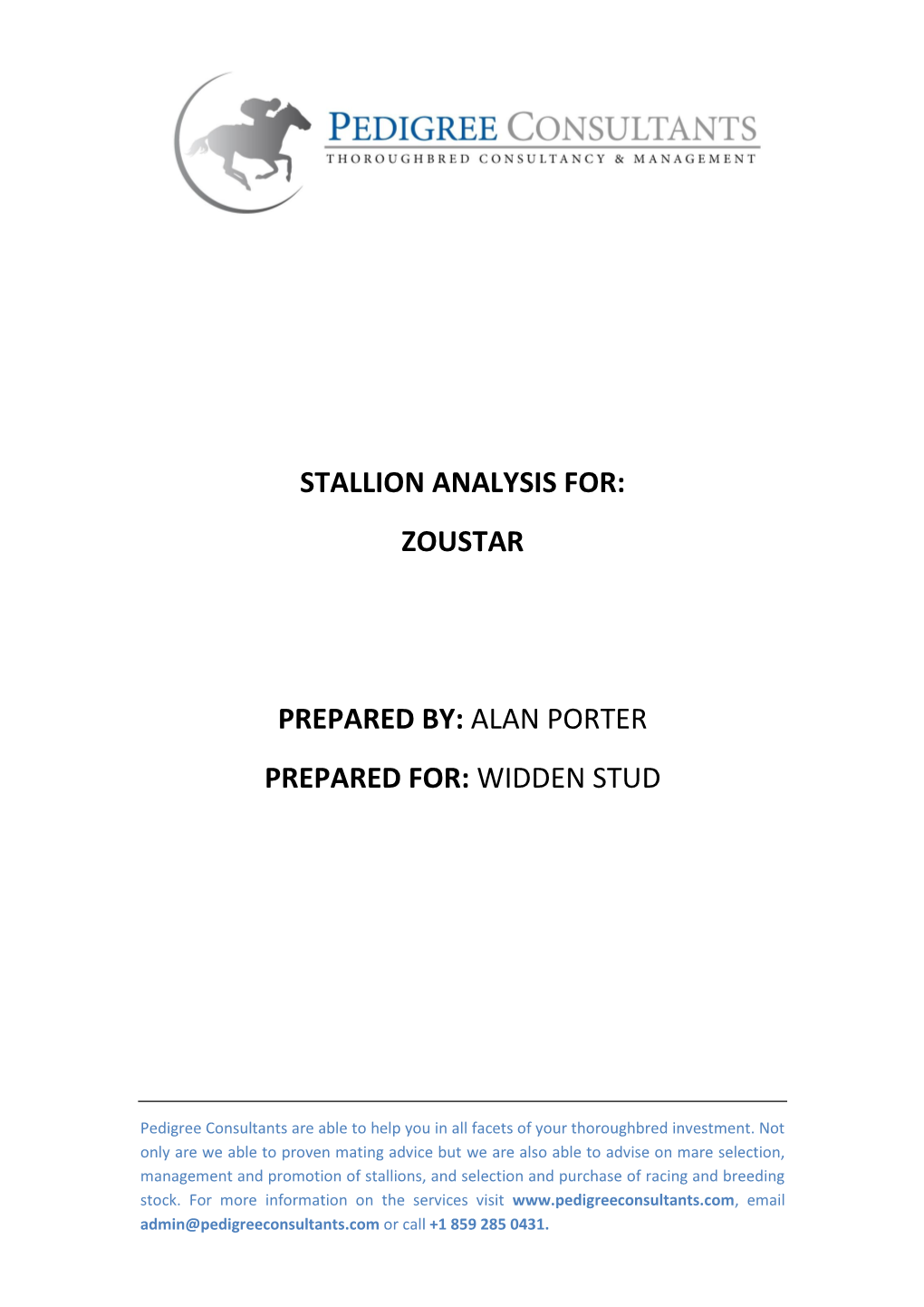 Stallion Analysis For: Zoustar