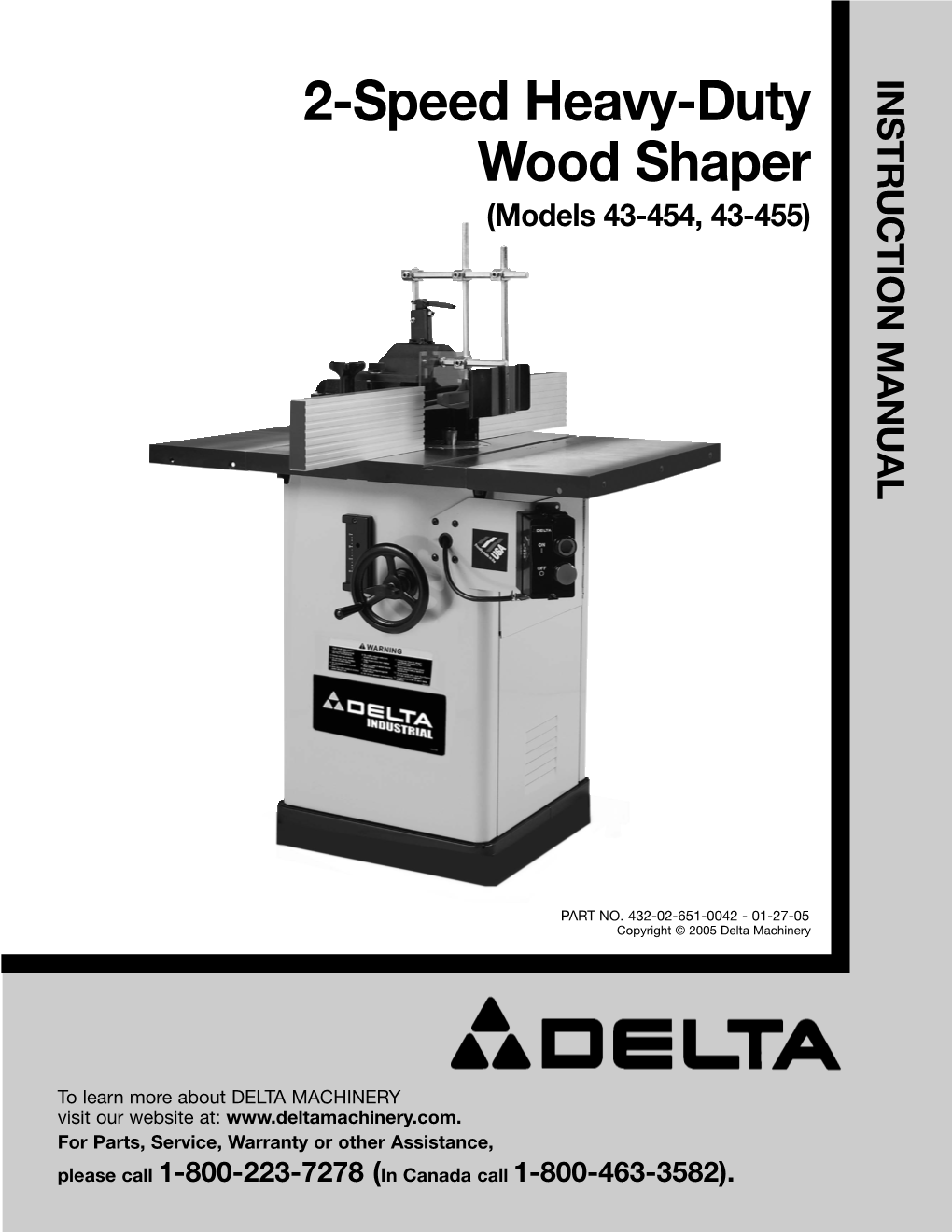 2-Speed Heavy-Duty Wood Shaper